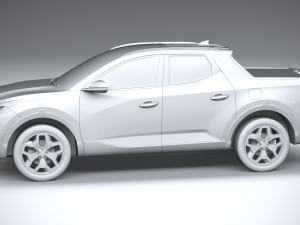 Hyundai Santa Cruz 2022 3D Model