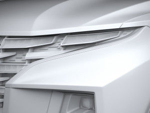 Hyundai Santa Cruz 2022 3D Model