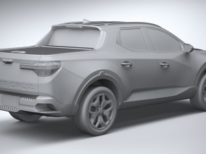 Hyundai Santa Cruz 2022 3D Model