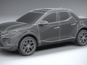 Hyundai Santa Cruz 2022 3D Model