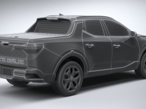 Hyundai Santa Cruz 2022 3D Model