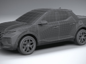 Hyundai Santa Cruz 2022 3D Model