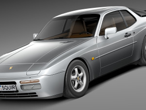 Porsche 944 1982-1991 Modèle 3D