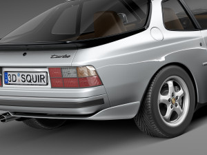 Porsche 944 1982-1991 3D 模型