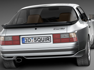 Porsche 944 1982-1991 3D 模型