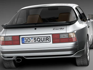 Porsche 944 1982-1991 3D Model