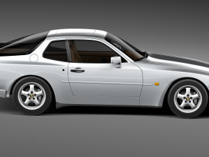 Porsche 944 1982-1991 3D 模型