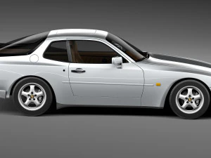 Porsche 944 1982-1991 3D Model