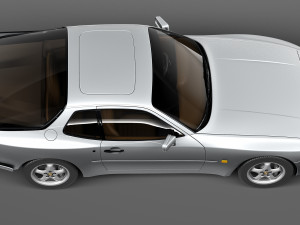 Porsche 944 1982-1991 3D 模型