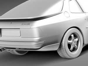Porsche 944 1982-1991 3D Model