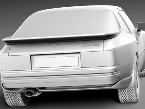 Porsche 944 1982-1991 3D Model
