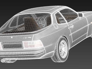 Porsche 944 1982-1991 3D 模型