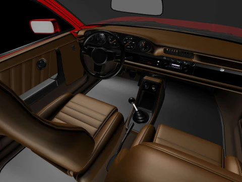 Porsche 944 1982-1991 3D Model