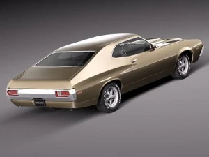 Gran Torino 1972 3D Model