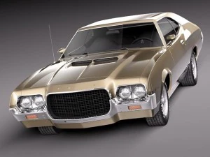 Gran Torino 1972 3D Model