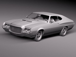 Gran Torino 1972 3Dモデル