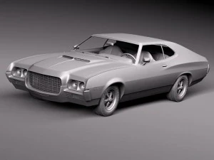 Gran Torino 1972 3D Model