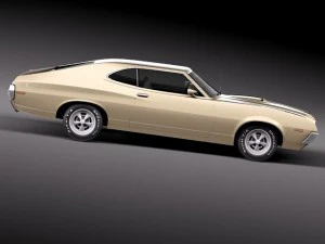 Gran Torino 1972 3D Model