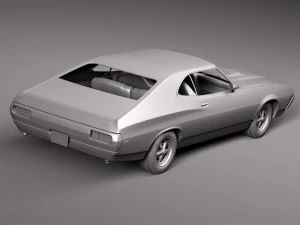 Gran Torino 1972 3D Model