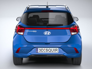 Hyundai i10 Grand 2024 Modello 3D