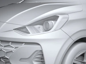 Hyundai i10 Grand 2024 3D Model