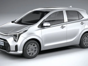 Kia Picanto Basis 2024 3D Model