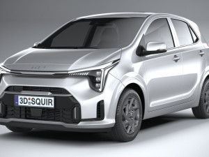 Kia Picanto Base 2024 3D Model