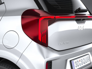 Kia Picanto Base 2024 3D Model