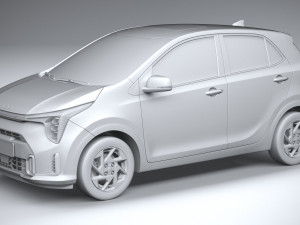 Kia Picanto Base 2024 3D Model