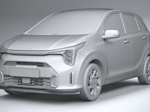 Kia Picanto Base 2024 3D Model