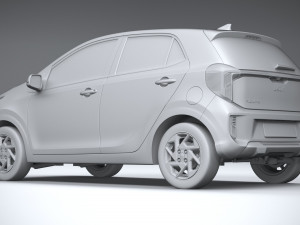 Kia Picanto Base 2024 3D Model