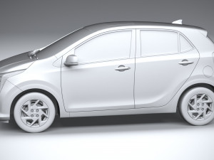 Kia Picanto Base 2024 3D Model