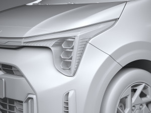 Kia Picanto Base 2024 3D Model