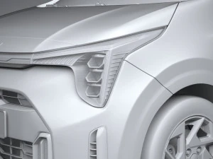 Kia Picanto Base 2024 3D Model