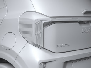 Kia Picanto Base 2024 3D Model