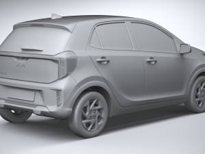 Kia Picanto Base 2024 3D Model