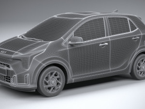 Kia Picanto Base 2024 3D Model