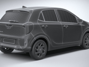 Kia Picanto Base 2024 3D Model