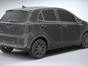 Kia Picanto Base 2024 3D Model