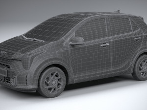 Kia Picanto Base 2024 3D Model