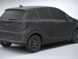 Kia Picanto Base 2024 3D Model