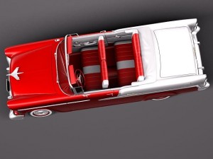 Chevrolet Bel Air Convertible 1955 3D Model