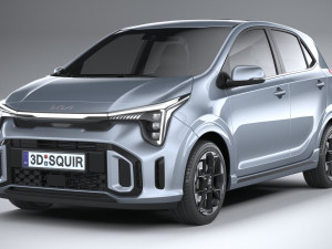 Kia Picanto GT-Line 2024 Modèle 3D