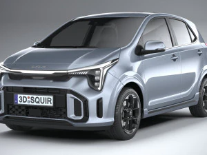 Kia Picanto GT-Line 2024 3D Model