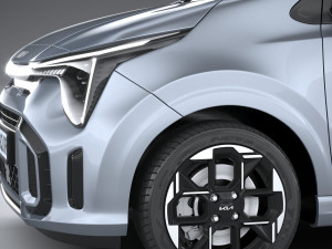 Kia Picanto GT-Line 2024 Modèle 3D