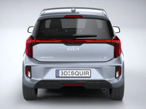 Kia Picanto GT-Line 2024 3D Model