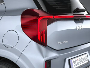 Kia Picanto GT-Line 2024 3D Model