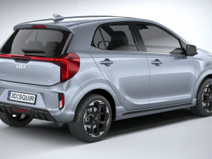 Kia Picanto GT-Line 2024 3D Model