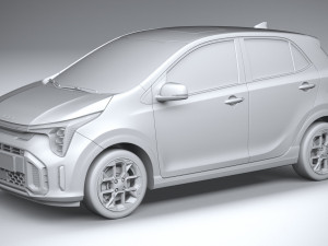 Kia Picanto GT-Line 2024 Modèle 3D
