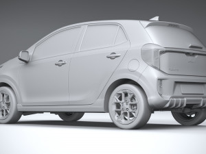 Kia Picanto GT-Line 2024 Modèle 3D